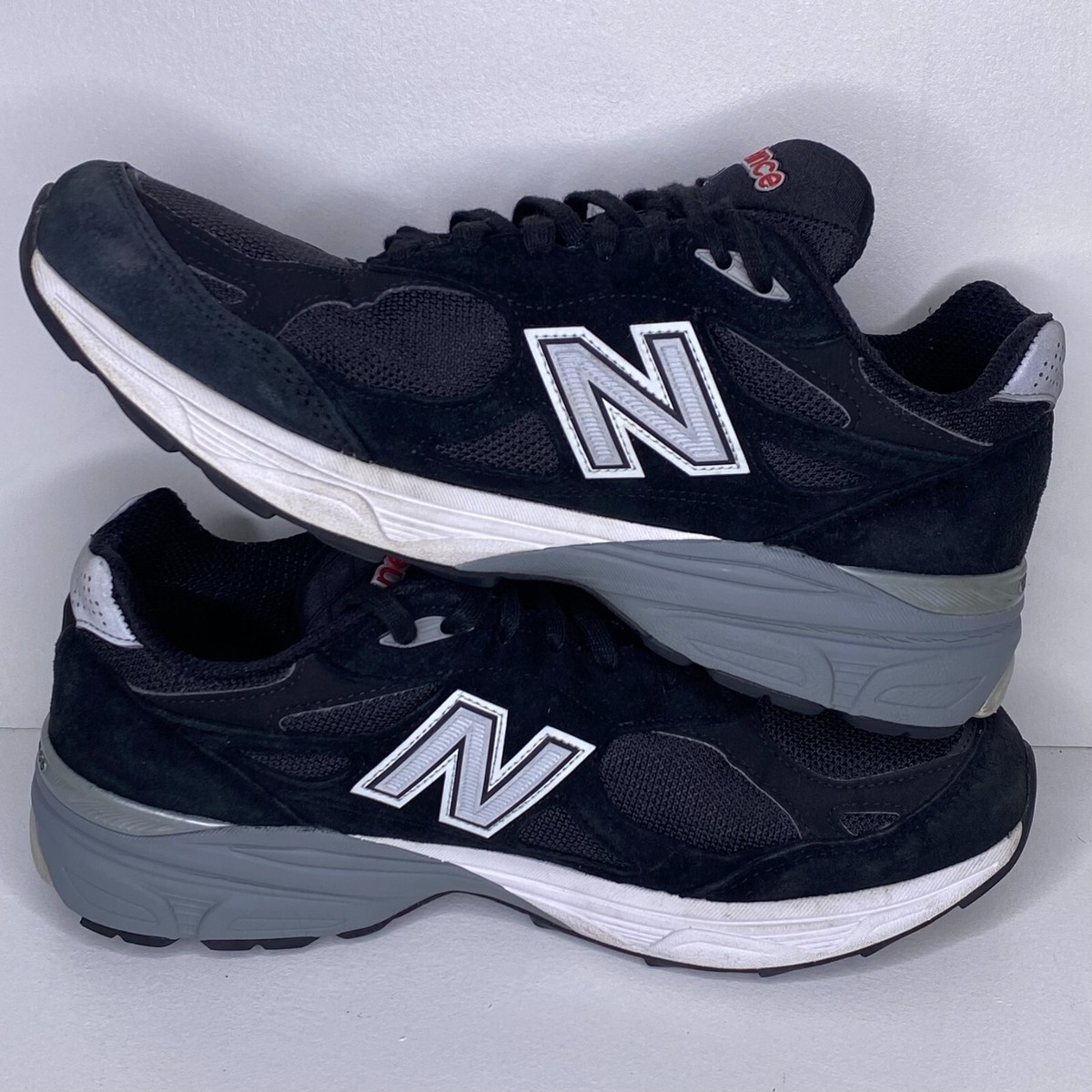 Size 9 - New Balance 990v3 Made In USA Black White for sale