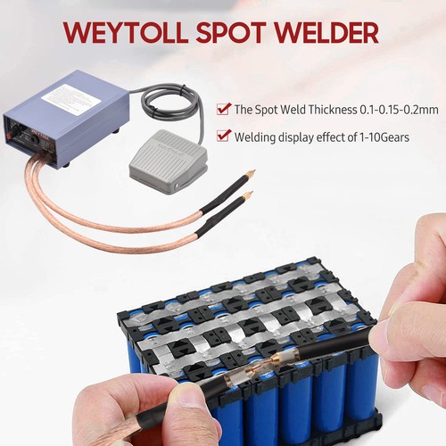Punktschweißgerät Welder Akku Punktschweißen Lithium Batterie Punktschweiß 5000W - Bild 3 von 22