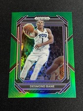 2023 Panini Prizm Draft Picks DESMOND BANE TCU Memphis Grizzlies #90 Green Prizm