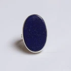 Dazzling Lapis Lazuli Gemstone 925 Sterling Silver Handmade Ring All Size S-42