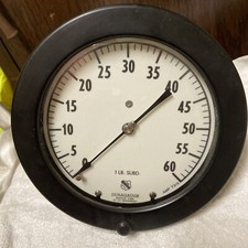 Vintage Ashcroft DuraGauge Bronze Tube Steampunk Industrial
