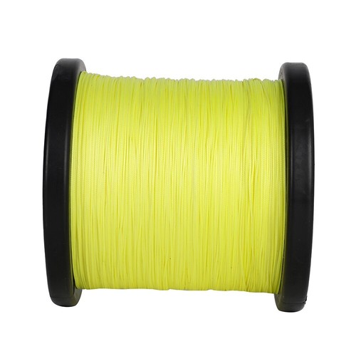 Fishing Line 12Strands Fluorescent Yellow Level Braided Lines Abrasion Resistant - Picture 9 of 15