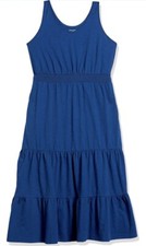 Amazon Essentials Women's Sleeveless Elastic Waist Summer Maxi Dress Size XS