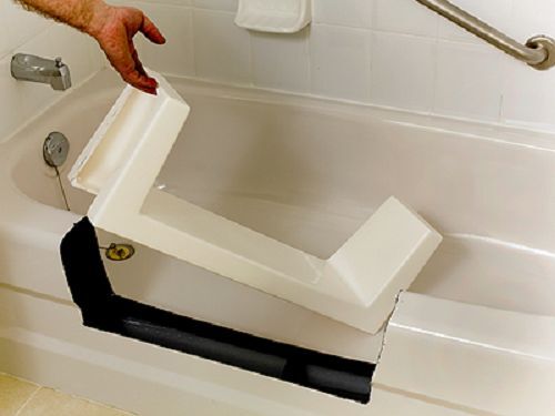 Walk-In Bath Tub Shower Easy Step-Through Insert DIY Conversion Senior Safety - Picture 3 of 7
