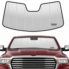 Windshield Sun Shade Compatible for 2019-2025 Ram 1500 10 inch Wide Sensor Si...