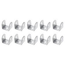 10pcs U Bracket for 1.22" Panel, 31x34x34mm Metal U Shaped Fasteners Brackets