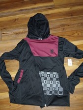 NWT Universal Studios Harry Potter Gryffindor Athletic Hoodie Zip Up Jacket S