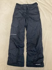 Columbia Snowpants Large Boys Girls Black Winter Snow Pants Omni Heat Bugaboo