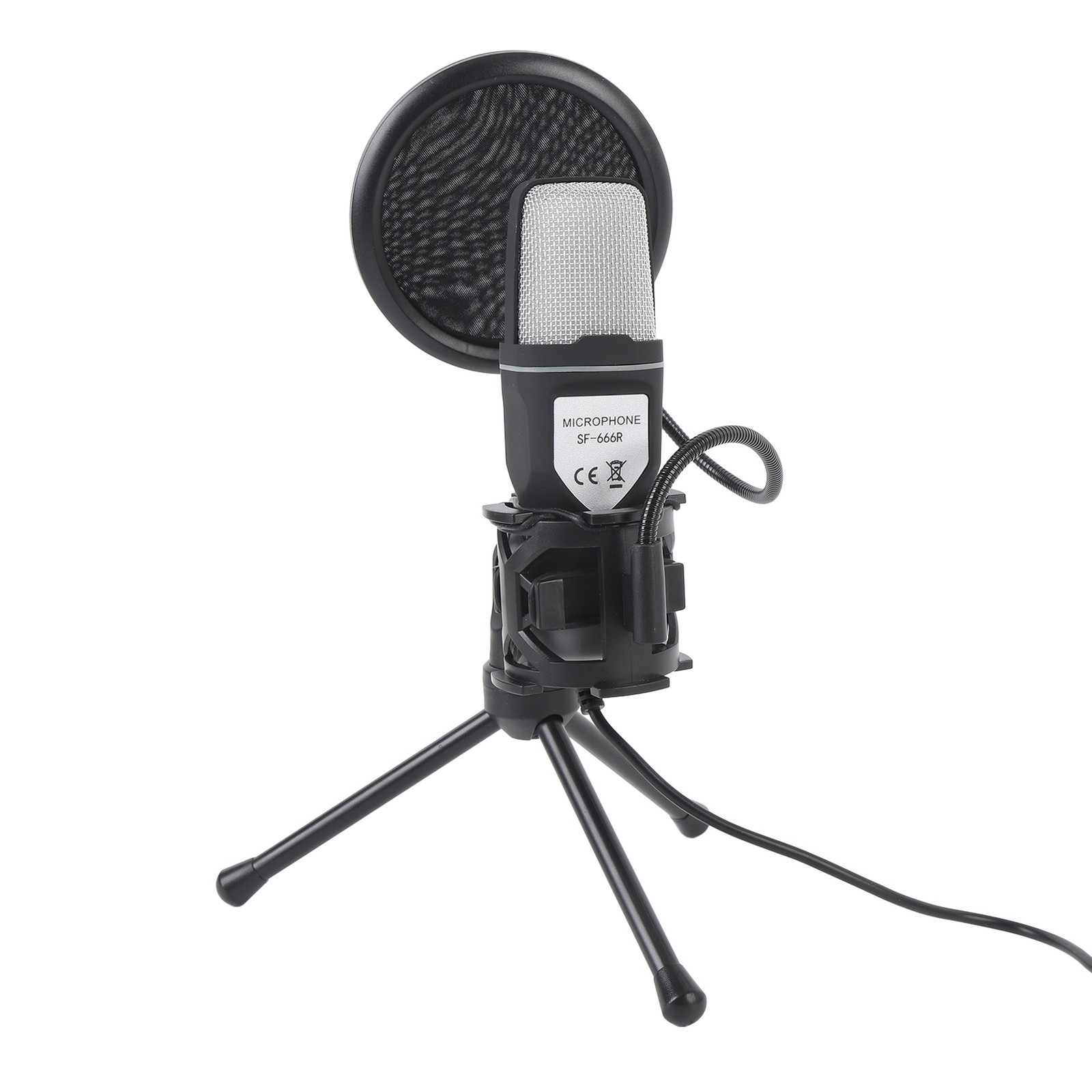 RGB Gaming Microphone With Noise Reduction For Streaming Podcast Studio Popular