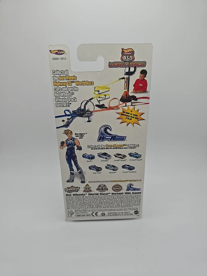 Chevy Nomad Hot Wheels Highway 35 World Race Wave Rippers #4/35 '55 nuevo sellado Foto 2 de 4