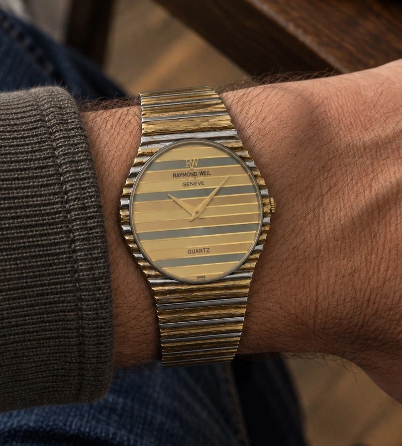 Raymond Weil Gold Wristwatches for Men for sale | eBay