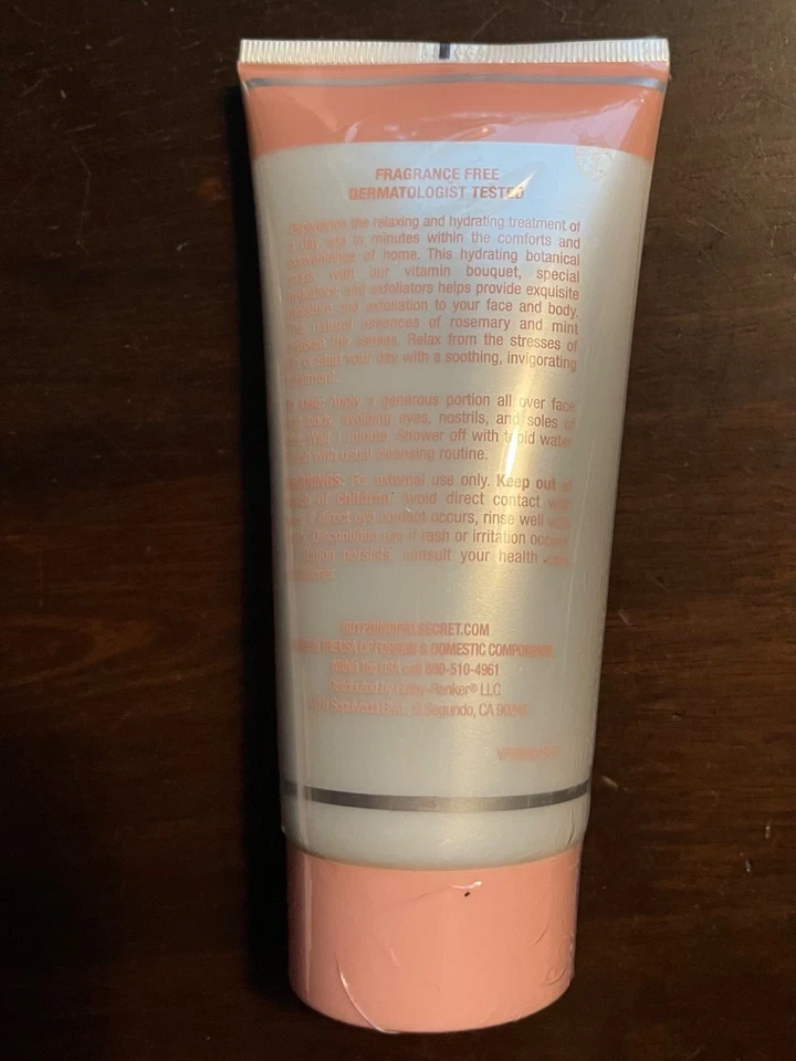 Mascarilla hidratante Principal Secret Advanced romero menta para rostro y cuerpo 6 oz NUEVA Foto 2 de 2