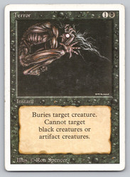 Terror (132/306) Revised Edition Common Magic: The Gathering