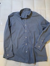 Brooks Brothers Shirt Mens Large Plaid Non Iron Stretch Dress Shirt