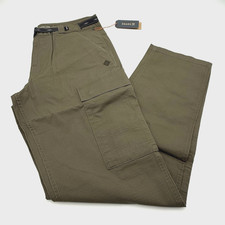Roark Campover Cargo Pants Men's Size 33 Military Ripstop Stretch Belted NWT