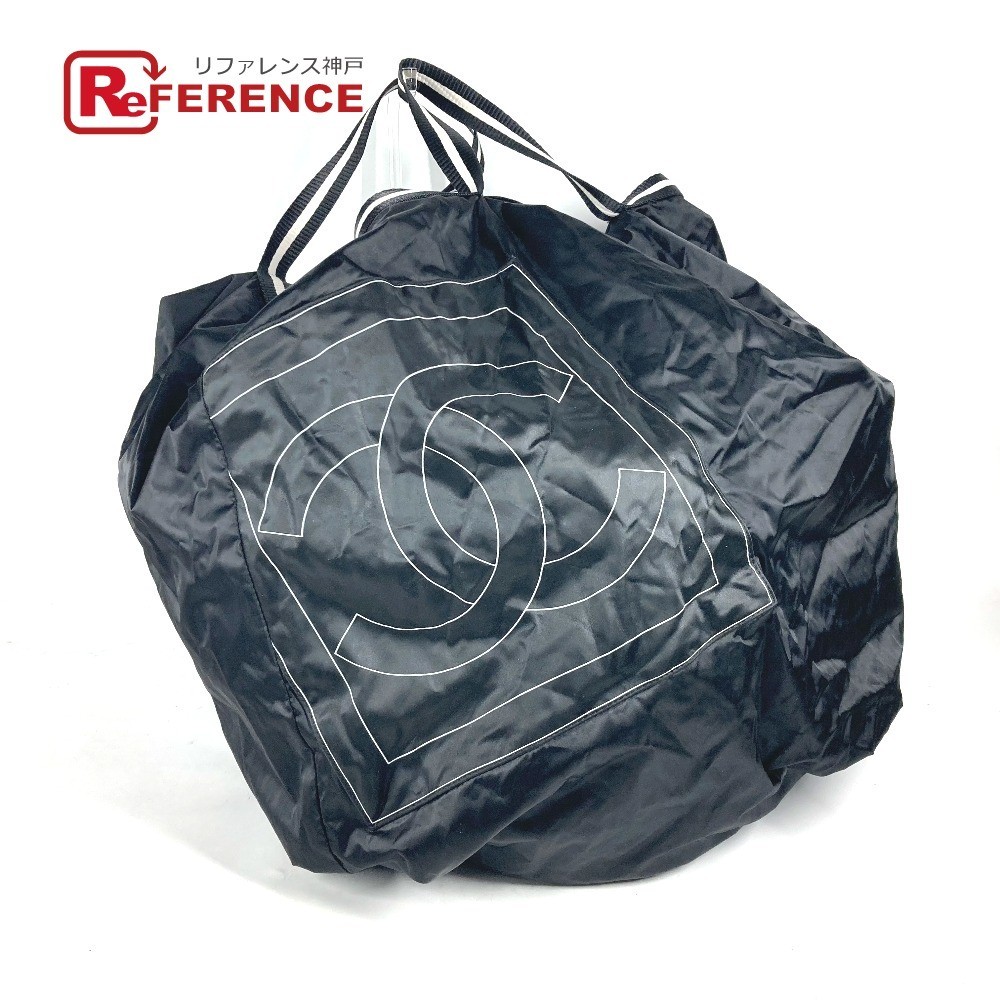 CHANEL CC Coco Mark Logo Extra Large Boston Shoulder Bag Sports Tote