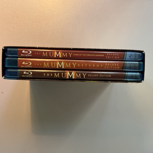 The Mummy Trilogy (Blu-ray Disc, 2008) ALL 3 FILMS LIKE NEW + extras - Picture 2 of 18