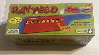 New Sealed Rattled Word Game Educational Insights