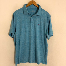Vineyard Vines Performance Polo Shirt Mens L Lightweight Breathable Golf Preppy