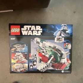 LEGO Star Wars 8097 Slave I Set 573pcs Boba Fett Han Solo Carbonite Box Manual