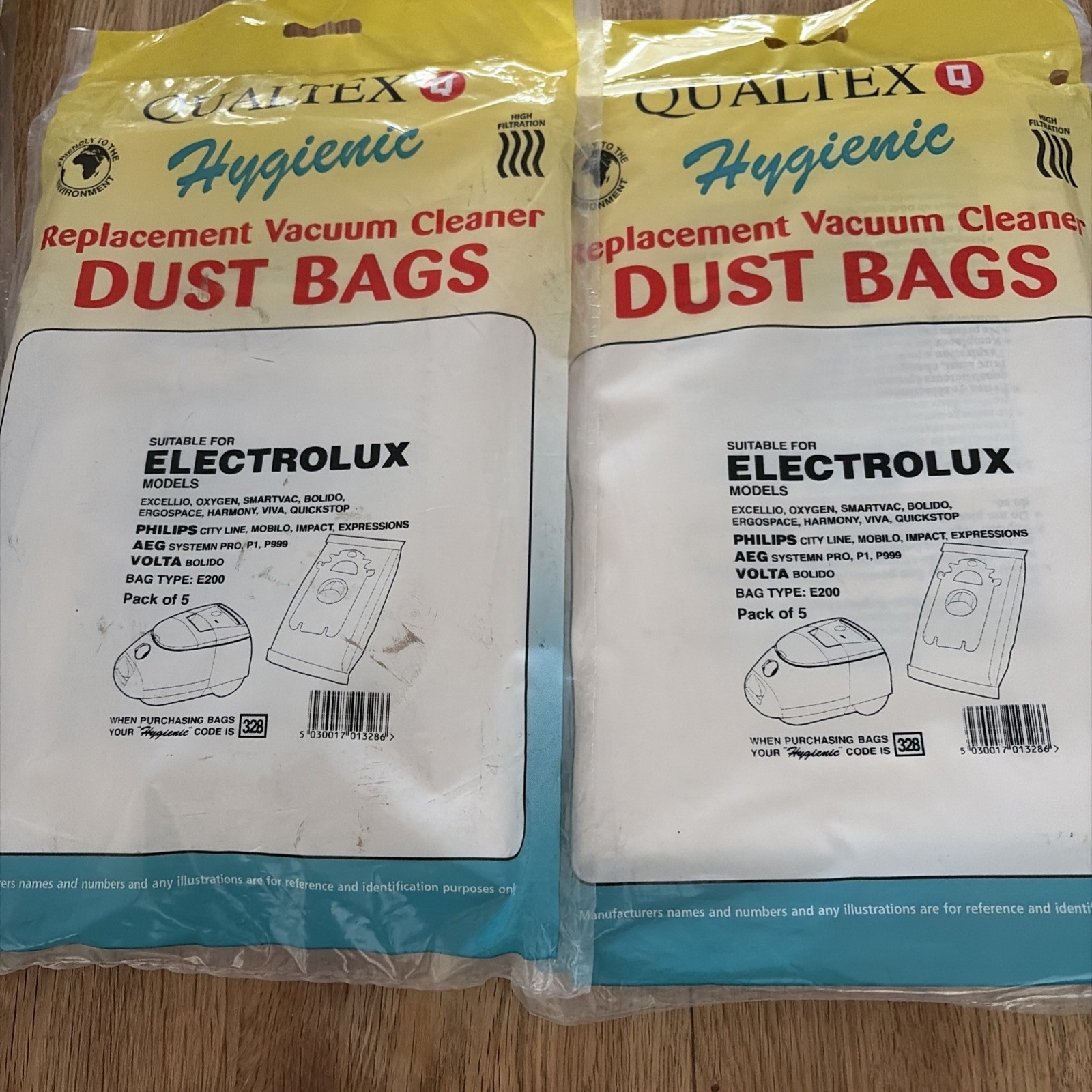 10X Qualtex Replacement Vacuum Cleaner Dust Bags 328 For Electrolux R59