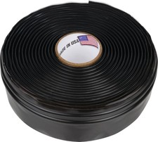 Silicone Rubber Grip Wrap for Tool Handles, Fitness and Sports Equipment - Bl...