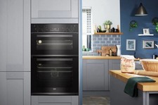 Beko BBXDF29300Z Built In Electric Double Oven Dark Steel Ex Display HW182080