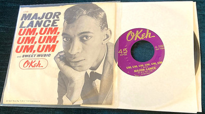 Major Lance: Um.../Sweet Music 45 Okeh/US w/picture sleeve VG+/VG