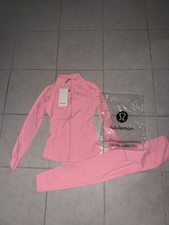 lululemon Women s Pink 2-Piece Set Full-Zip J...