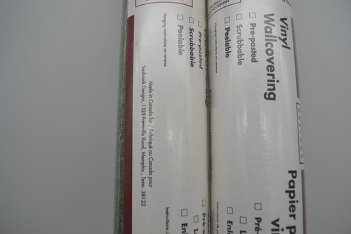 Lot of 2 Vtg Seabrook Designs Vinyl Wall Covering Wallpaper Pre-pasted Green - Picture 4 of 8