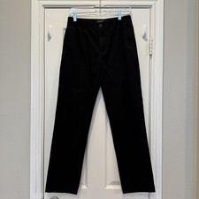 Polo Ralph Lauren Chino Pants Boy  s Sz 18 Black Cotton Preppy Classic FLAW