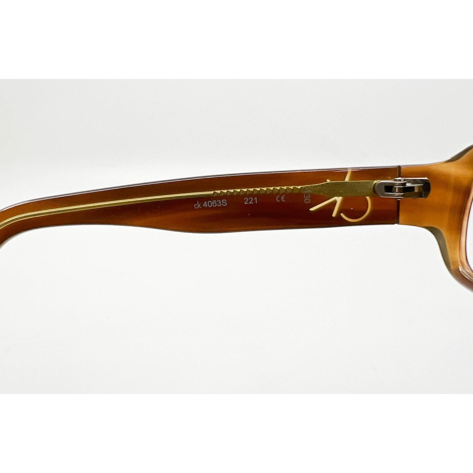 Calvin Klein Womens Brown Rectangular Sunglasses … - image 5