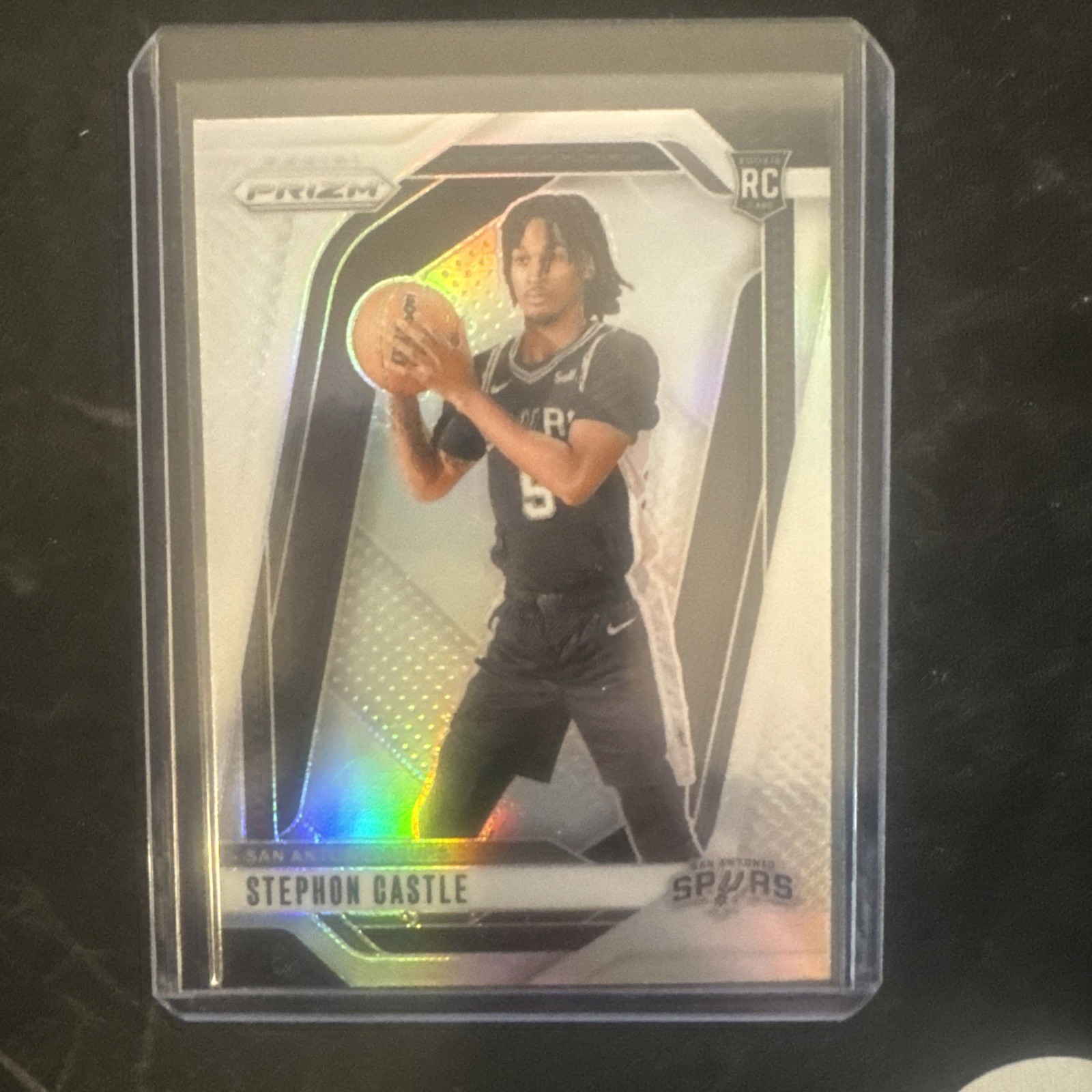 STEPHON CASTLE RC 2024-25 Panini Prizm - Silver Prizm #234 Spurs ROY