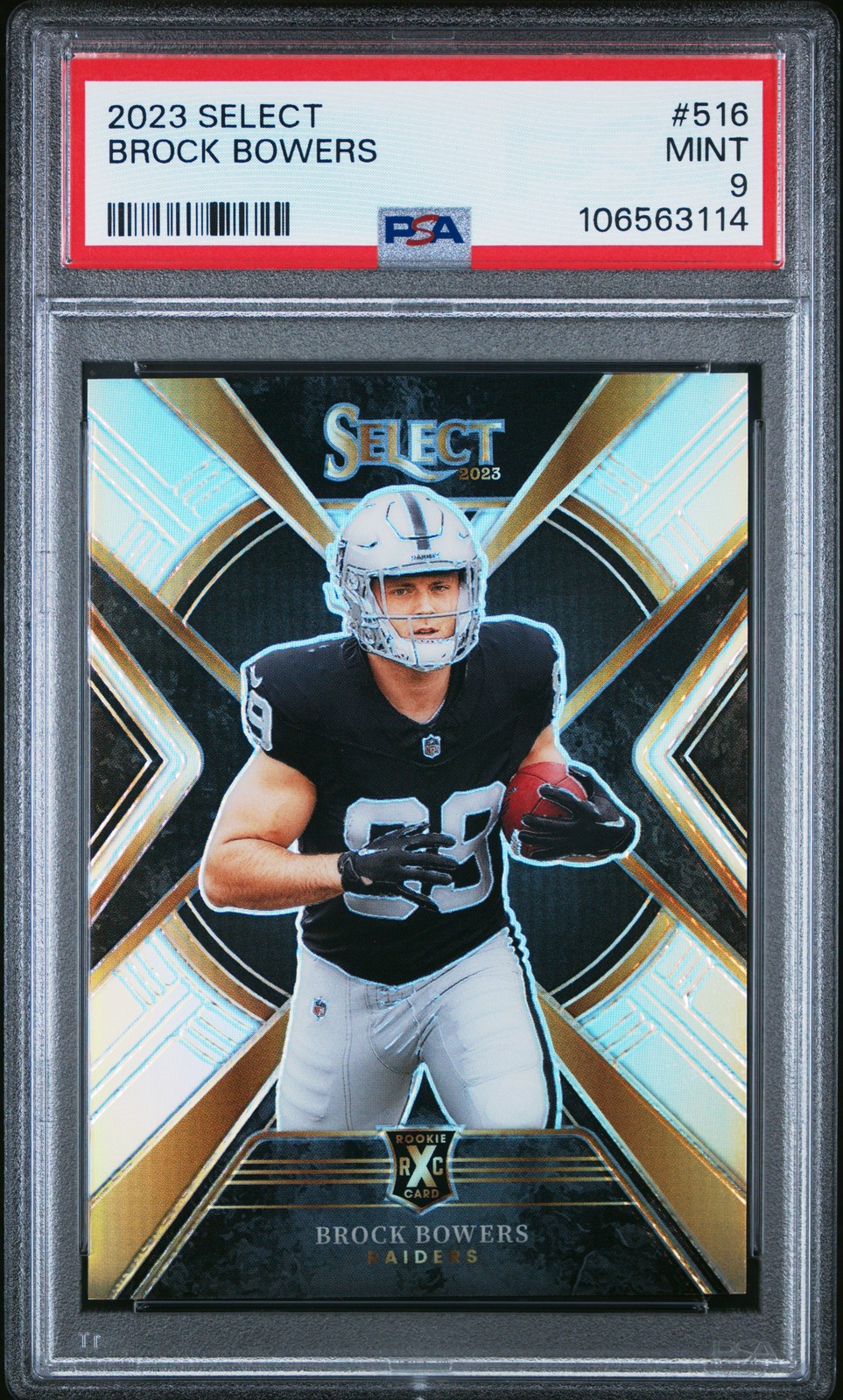 2023 PANINI SELECT #516 BROCK BOWERS PSA 9