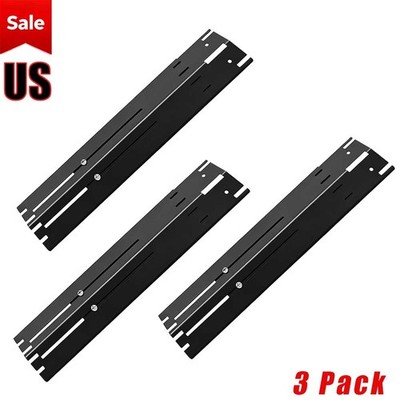 3x Universal Adjustable Grill Heat Plates BBQ Grill Heat Shields for Gas Grill
