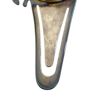 HERMES Loupe Magnifying glass Bookmark Sterling Silver Horse Clip