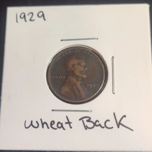 1929 Lincoln Wheat Small Cent Bronze Circulated BN Business Strike