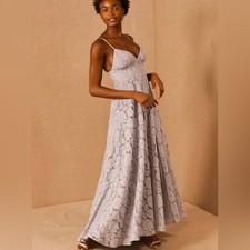 BHLDN FAME and PARTNERS Lace Charlotte Dress Bridesmaid Party Formal Gala Sz 8