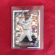 Topps Bowman Chrome Ronald Acuña Jr. Atlanta Braves 2024 #29 Chrome Rookie