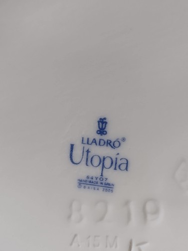 No. 8219 Lladro Utopia Porcelain HARLEQUIN Hand Painted Ornament Art Deco 2005 - Picture 10 of 17
