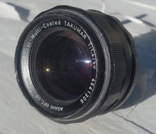 Asahi Super Multi Coated Takumar Lens f/1.4 50mm