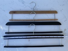 Wooden Pant Hangers Edgewood  Unbranded Set of 3