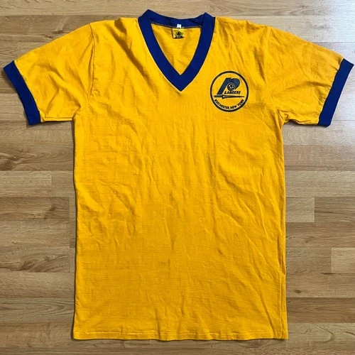 original 1973 ROCHESTER LANCERS NASL SOCCER PRACTICE or PRE-GAME WORN JERSEY