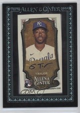 2024 Topps Allen & Ginter Mini Baseball Black Frame 9/25 Samad Taylor Auto b6y