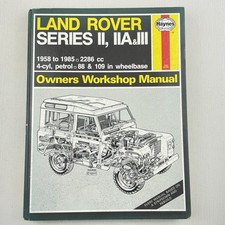 Land Rover Series Ii Iia Iii Haynes Petrol 19581985 Service Workshop Manual