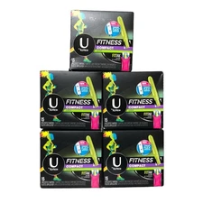 (5) U by Kotex Tampons Fitness Compact Super Fitpak Unscented 75 Total
