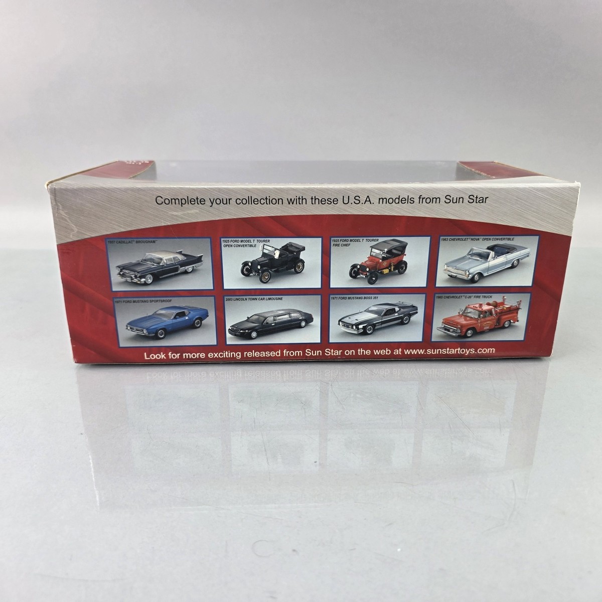 Sun Star 1/18 1960 Ford Thunderbird Convertible White USA
