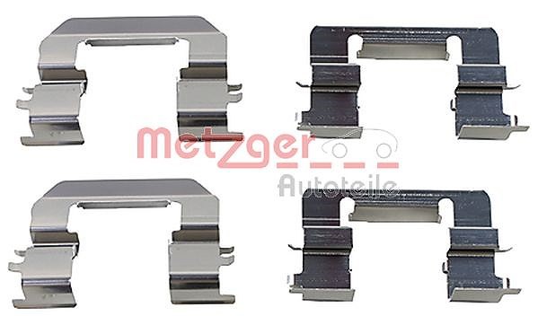 Metzger ZubehöRsatz, Scheibenbremsbelag Vorderachse U.A. FüR Fiat, Hyundai, KIA-image
