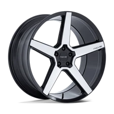 Niche Wheels NC283 Modena 20x9 +35 Gloss Black 5x114.3 5x4.5 (QTY 4)