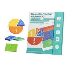 Magnetic Fraction Book Math Game Interactive Activity Fraction Games Liberal